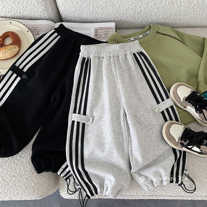 MY8020木野秋季休闲裤男童韩版百搭卫裤运动裤
