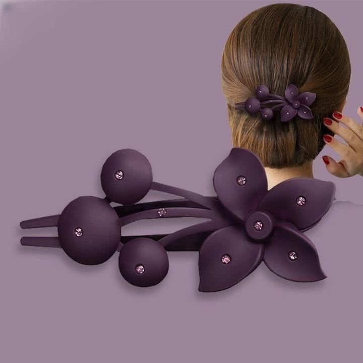 大号花朵头发夹子发卡子网红爆款洋气夹子女后脑勺盘发鸭嘴夹