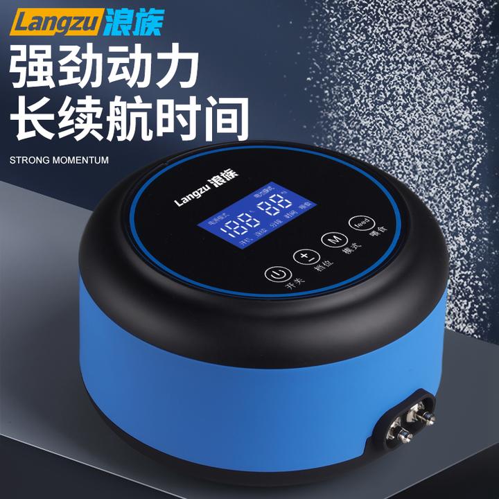 交直流可充电长续航停电自启鱼缸氧气增氧泵锂电池间歇打氧LZ-888