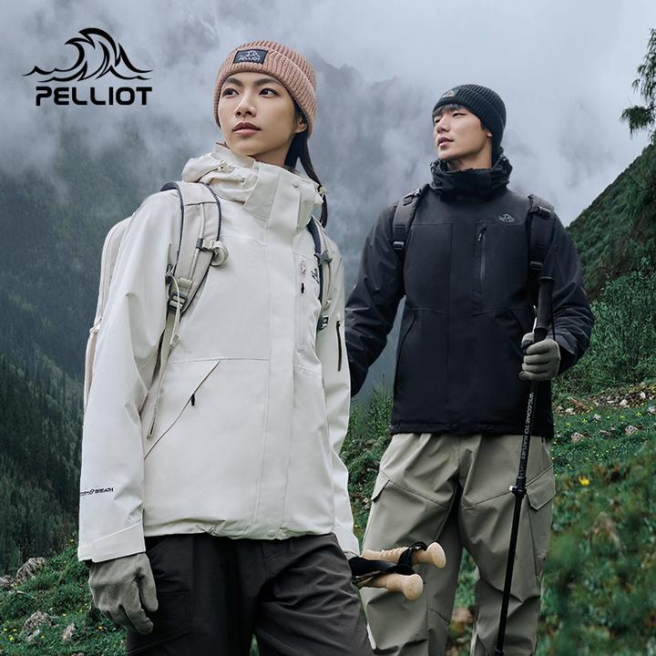 【经典2.0羽绒冲锋衣】伯希和冲锋衣三合一加绒内胆男女户外外套