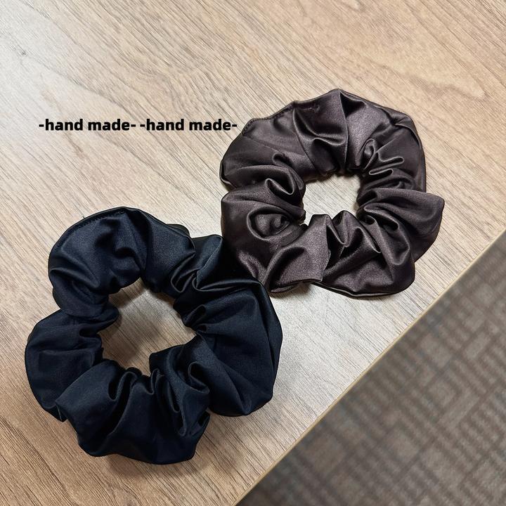 韩系百搭布艺发圈复古气质简约大肠圈高级感丸子头发绳扎头发皮筋