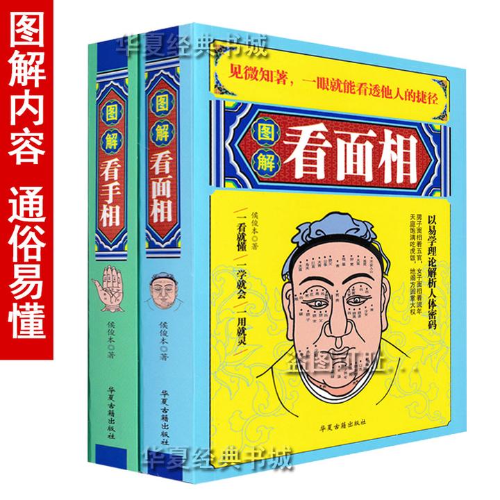 【民间T】图解高清看面识手相麻衣柳庄经典传统相术文化