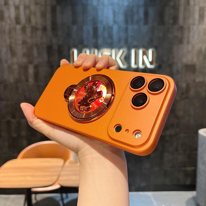 马上有钱支架适用苹果17-11转盘支架解压新年全包防摔硬壳便携PC