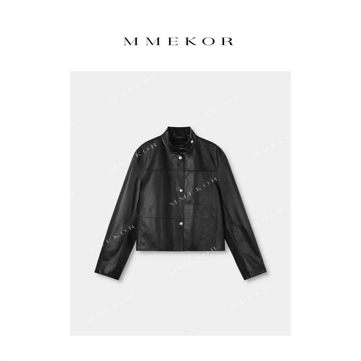 MMEKOR“华尔街”皮衣 2025新款秋款摩登街头时髦外套 30368