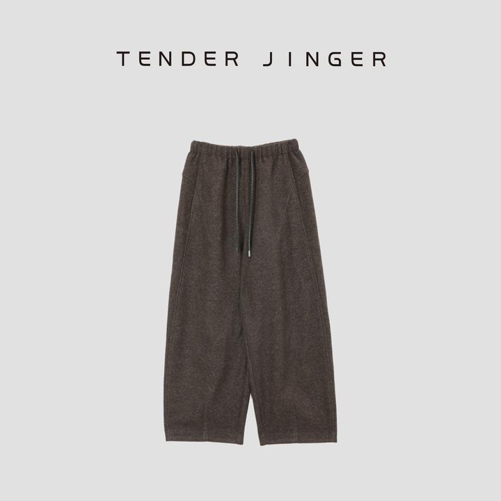 Tender Jinger抽绳腰九分阔腿休闲裤T54HAI44269