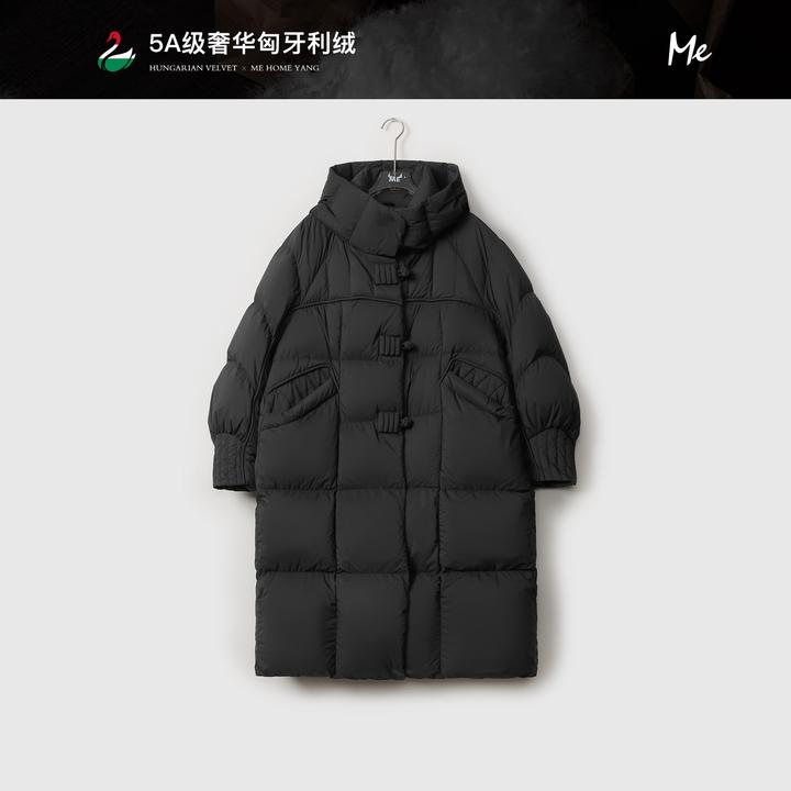 ME【黑糖积木】匈牙利进口白鹅绒松软泡芙御寒保暖羽绒服MEQA5506