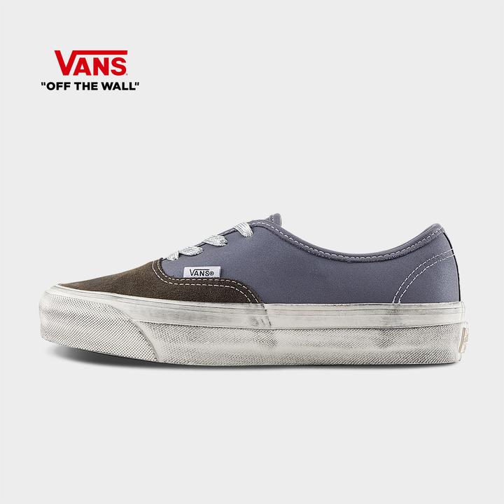 VANS范斯官方Lx Authentic 44黑灰色情侣休闲板鞋脏脏鞋DB8GBE