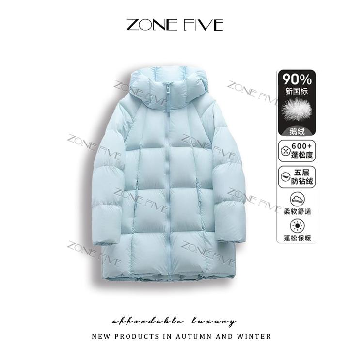 蓝金鹅2.0 ll 贝贝酱长款羽绒服轻奢女休闲保暖反季清仓MHH-XJ