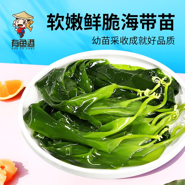 【霞浦海带苗】 盐渍整颗海带 小海带火锅菜凉拌菜煮汤鲜嫩脆爽盐渍