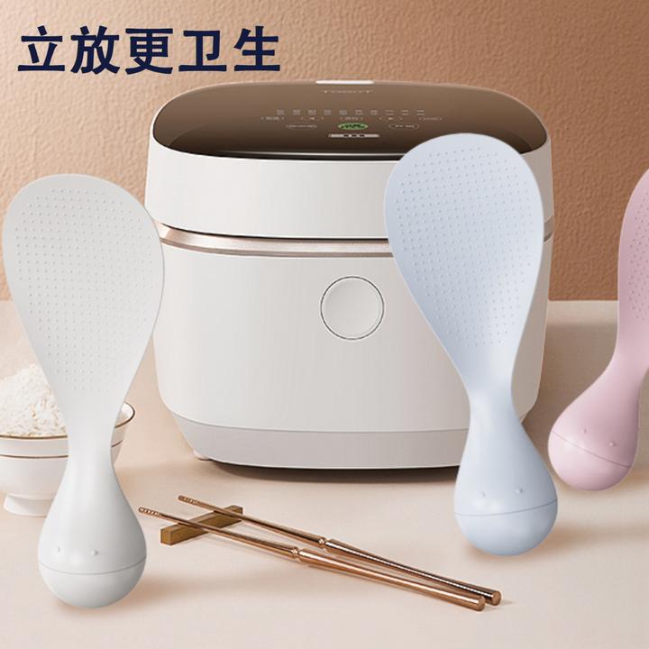 不倒翁饭勺家用新款易清洗可立式不沾米饭不伤锅盛饭勺