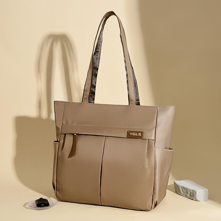 袋鼠蔓蔓雅源托特包女包新款尼龙高级感包包大容量简约通勤单肩包