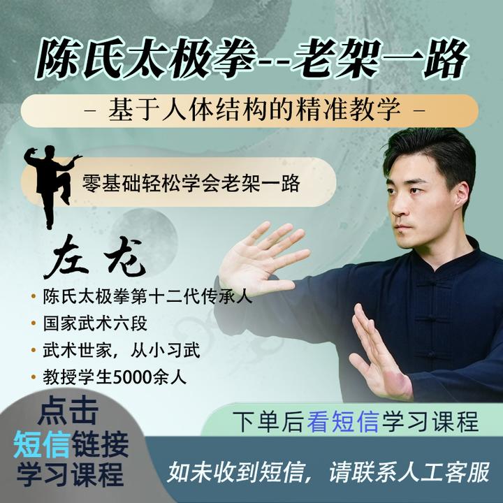 左龙陈氏太极老架一路视频教学课