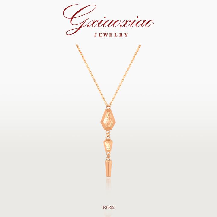 G XIAOXIAO 项链法式气质优雅高级设计感蛇形项链 F20X2