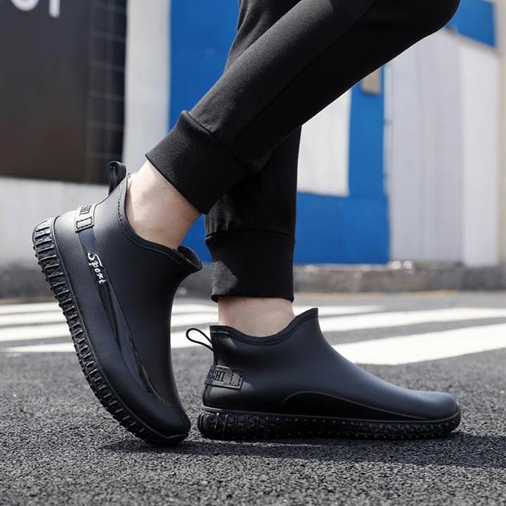 2025新款雨鞋短筒男款防滑耐磨赶海钓鱼水鞋男士加绒胶鞋防水雨靴