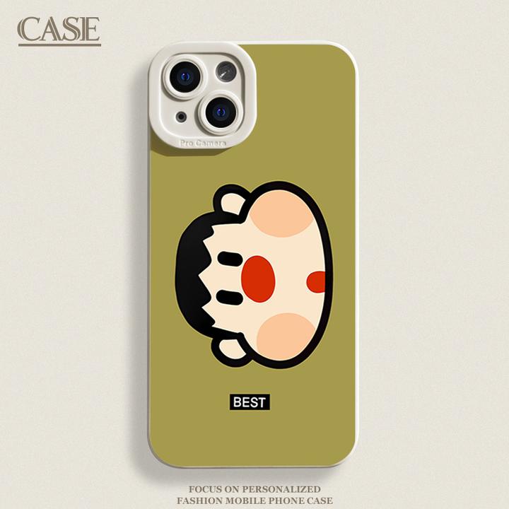 卡通胖虎适用iPhone16ProMax手机壳15苹果14软13瞳影12磨砂11xsxr