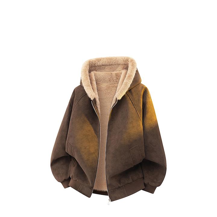 【品牌现货】Kapital House 美式冬季座山雕PU皮加厚连帽棉服外套