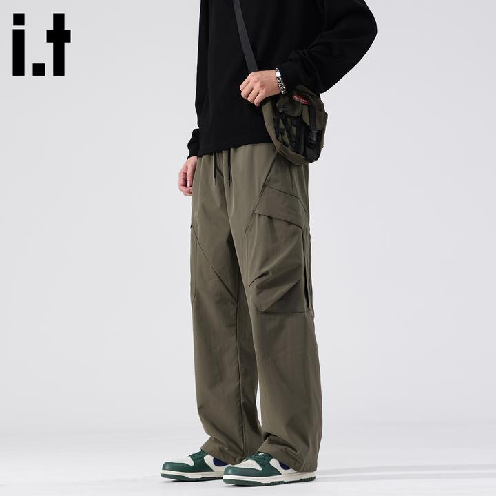 i.t:fivecm美式复古工装裤男款秋冬防风保暖直筒百搭时尚休闲长裤