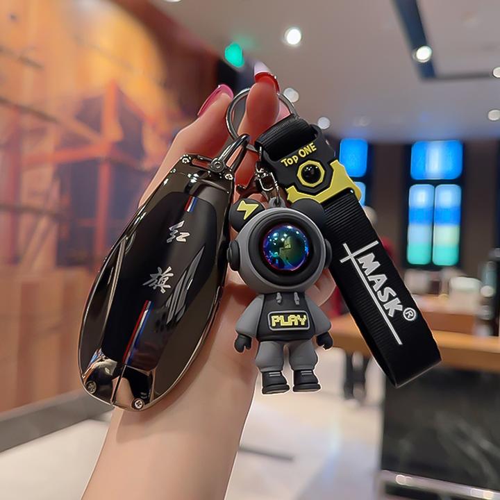 红旗h5钥匙套hs5天宫08新款hs3高级感h6金属hs7车h9保护包扣配件