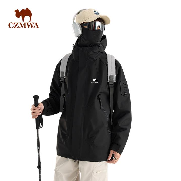 骆驼骑师秋冬三合一冲锋衣男女冬季户外防水登山服防风保暖可拆卸