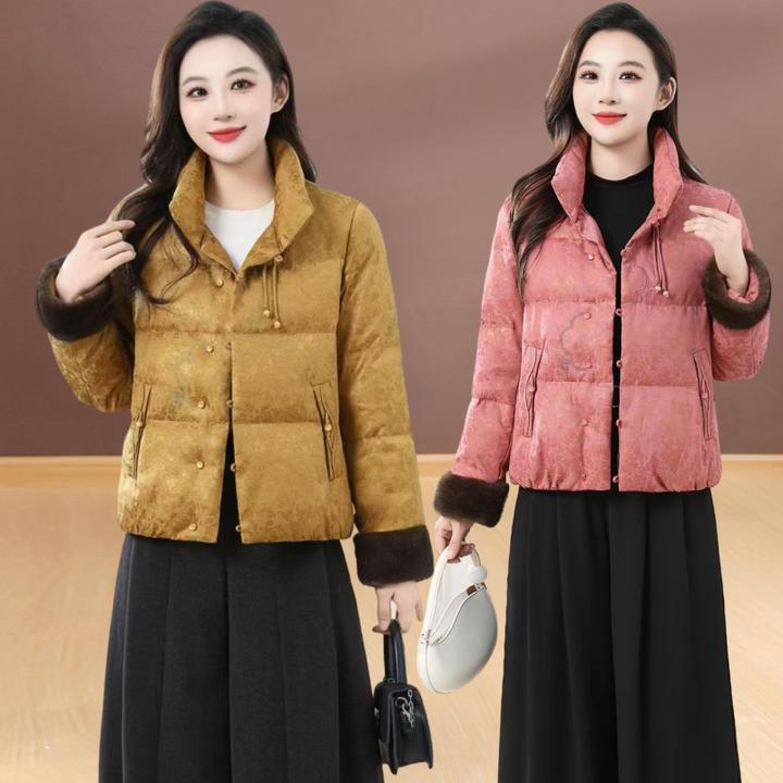 冬季立领时尚洋气轻薄羽绒外套女款2025新款女士