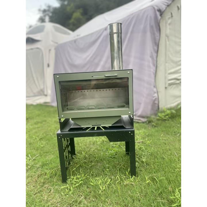 山里野户外不锈钢露营取暖小壁炉