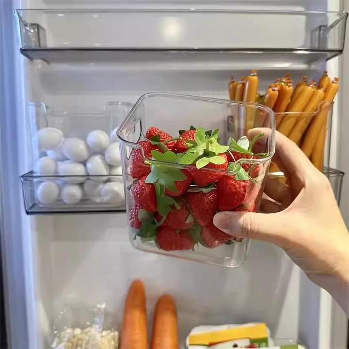 冰箱侧门收纳盒家用鸡蛋食物分装储物整理神器厨房水果蔬菜保鲜盒