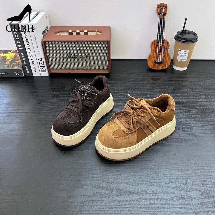 时尚厚底德训鞋女冬季新款加绒保暖休闲女鞋舒适轻便棉鞋板鞋