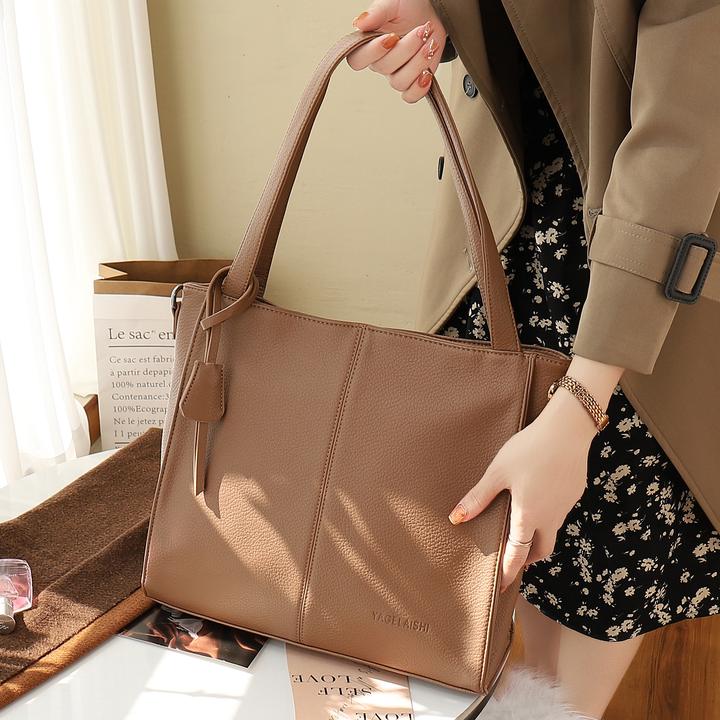 笔记本电脑包2025新款时尚百搭大容量包包托特包高级感单肩斜挎包