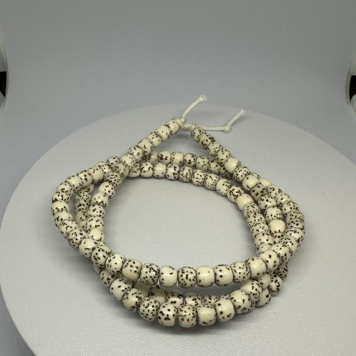 非金属木质手链 大留白星月菩提小白豆