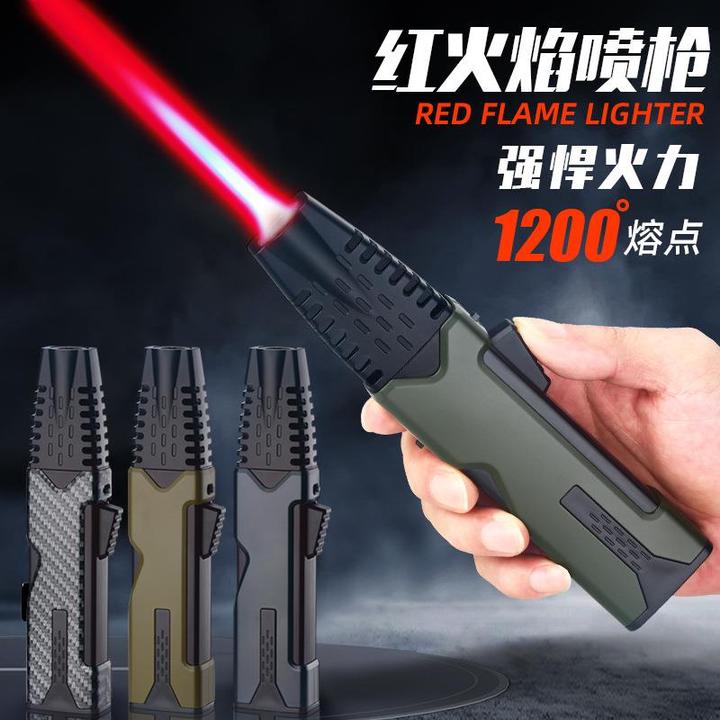 批充直冲大火力可倒置喷枪打火机户外露营烧烤厨用烘焙点火器