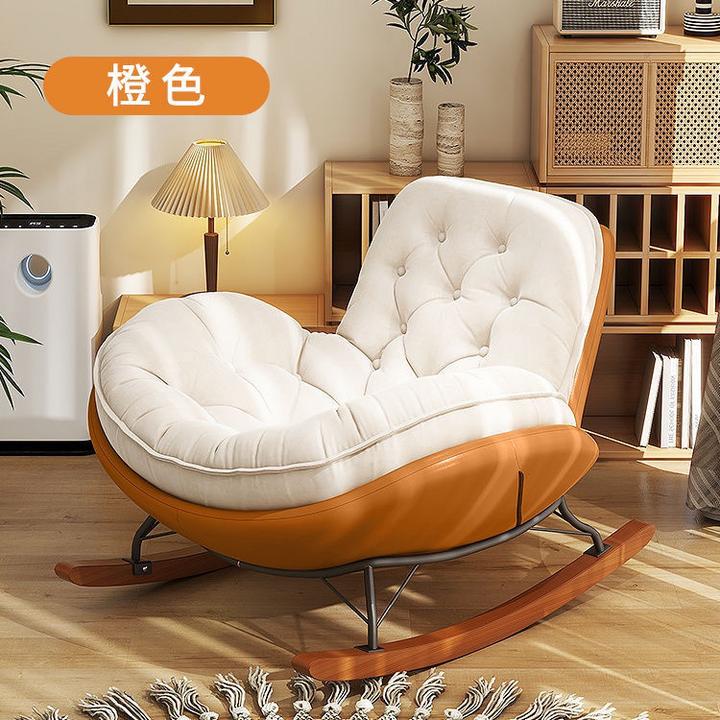 企鹅摇椅懒人蛋壳沙发躺椅成人客厅蜗牛阳台单人家用休闲卧室摇摇