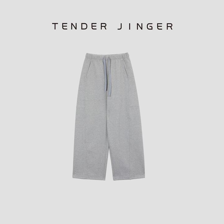 Tender Jinger宽松设计抽身休闲阔腿裤T53TS41415