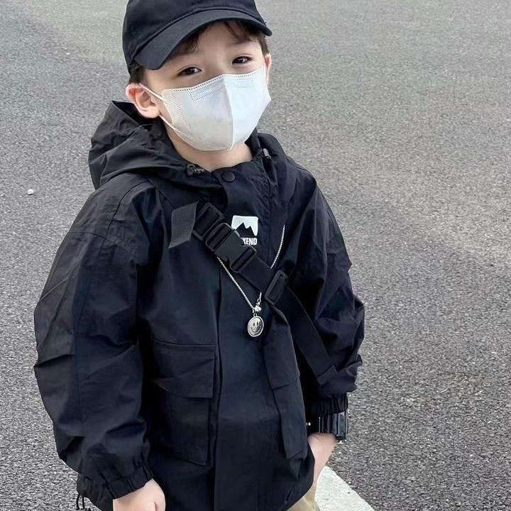 【热推爆款】春秋款男童风衣外套春季小童夹克风衣秋季宝宝外套新