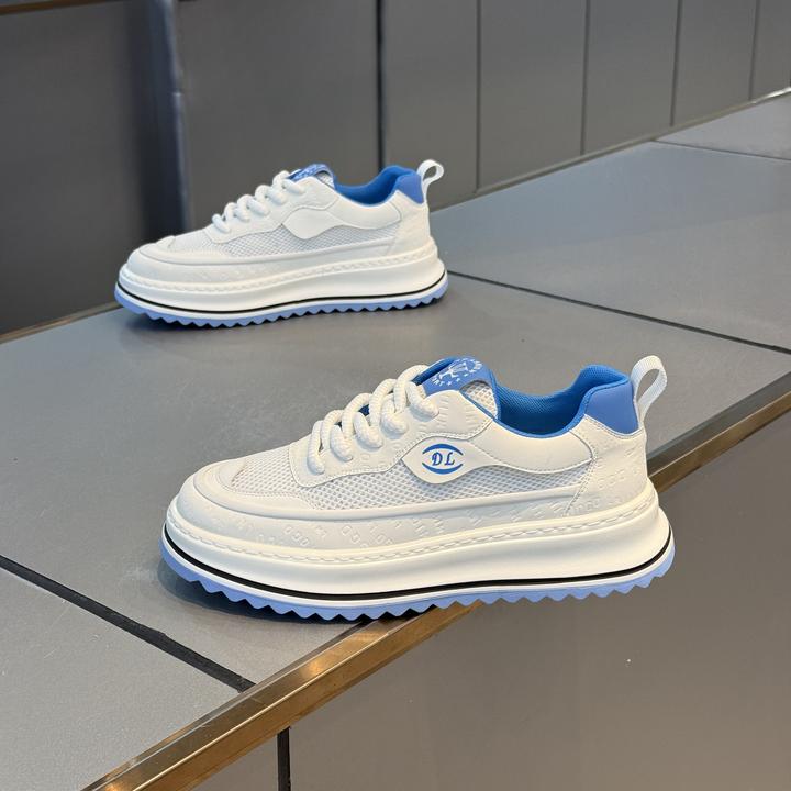 男鞋2025夏季新款百搭网面透气时尚增高舒适轻便低帮鞋休闲运动鞋