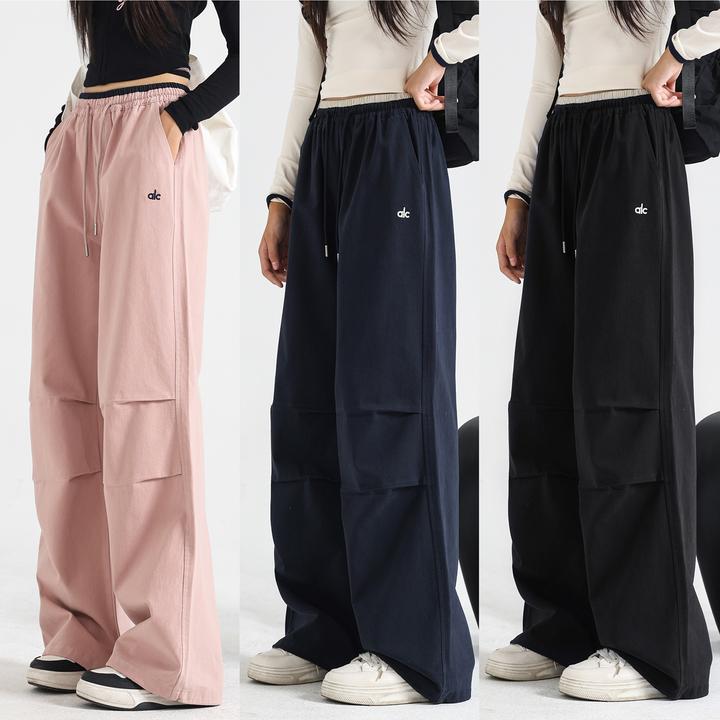 女大童纯棉工装裤春秋2025新款洋气青少年女初中生12-15岁直筒裤