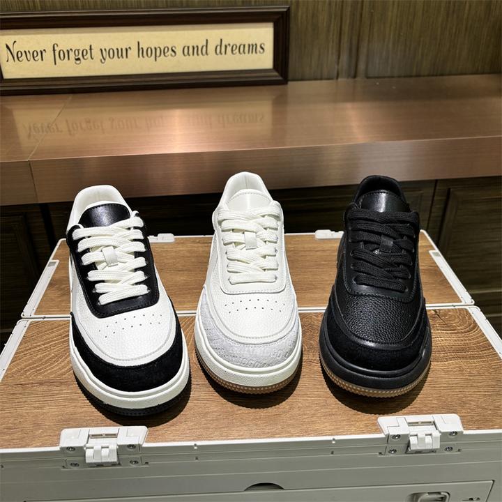 【皮鞋码】新款单鞋早春皮面轻便百搭潮流男士时尚休闲潮鞋时髦洋气