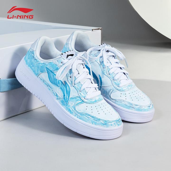 【定制板鞋】李宁浮舟 星空苍穹男款板鞋2025夏季ins定制潮流休闲鞋