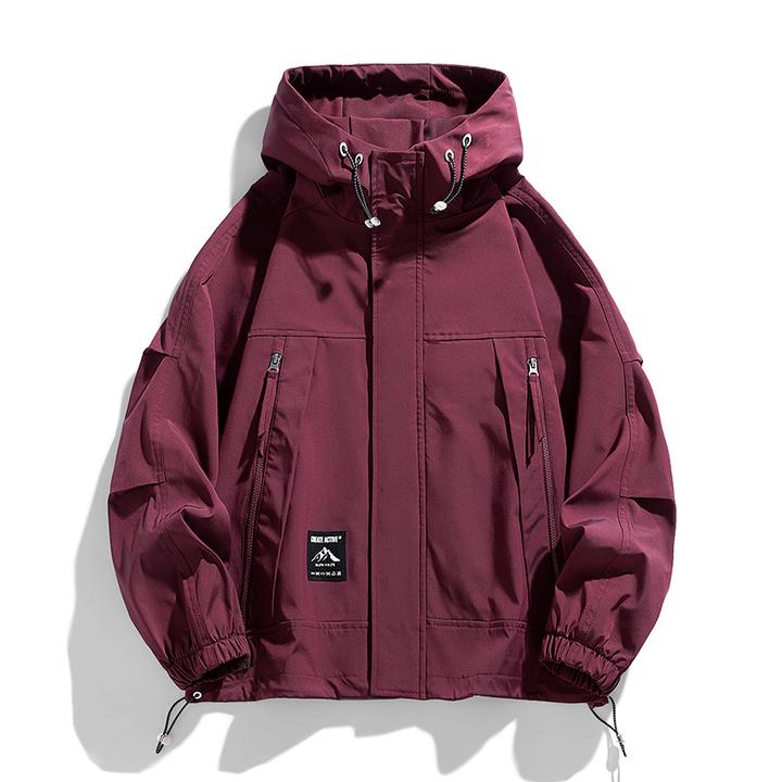 LIUGEJIA/六个加宽松痞帅加大加肥男款工装美式夹克秋冬冬季外套