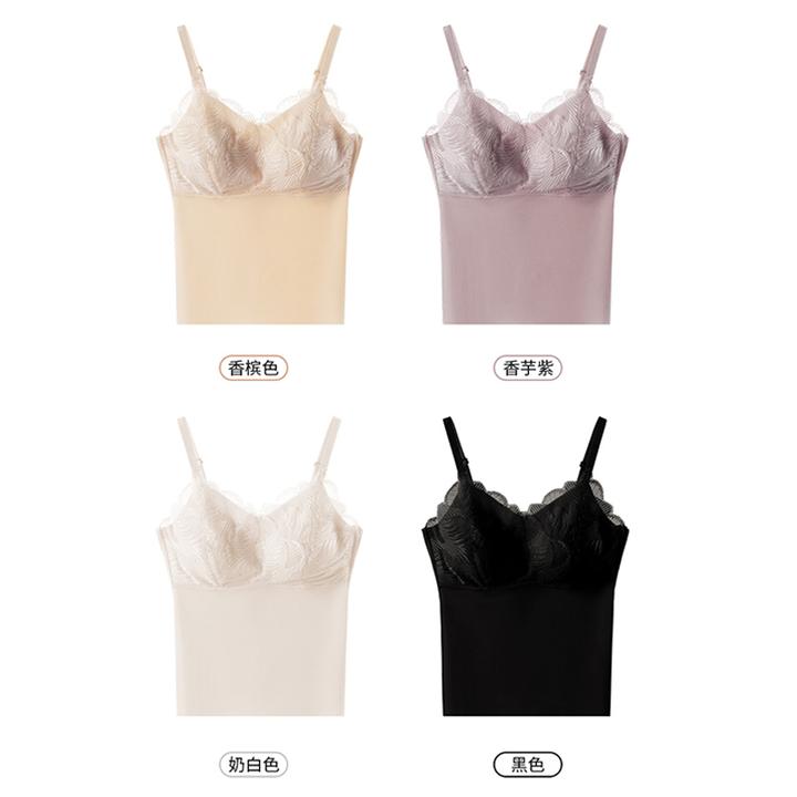 6028蕾丝吊带女性感美背设计透气舒适内搭抹胸打底修身蕾丝背心