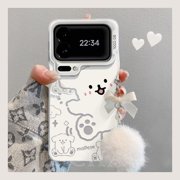 适用镂空线条狗xiaomi17手机壳带挂链防摔xiaomi17pro不撞款17pro