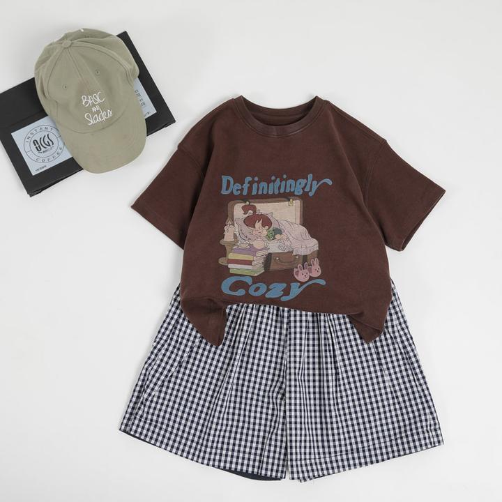 【就是高级】女童短袖T恤2025夏季新款卡通可爱百搭中大童宽松上衣