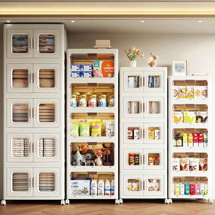 安家日记折叠收纳家用儿童衣橱透明衣物储物柜大容量杂物置物柜