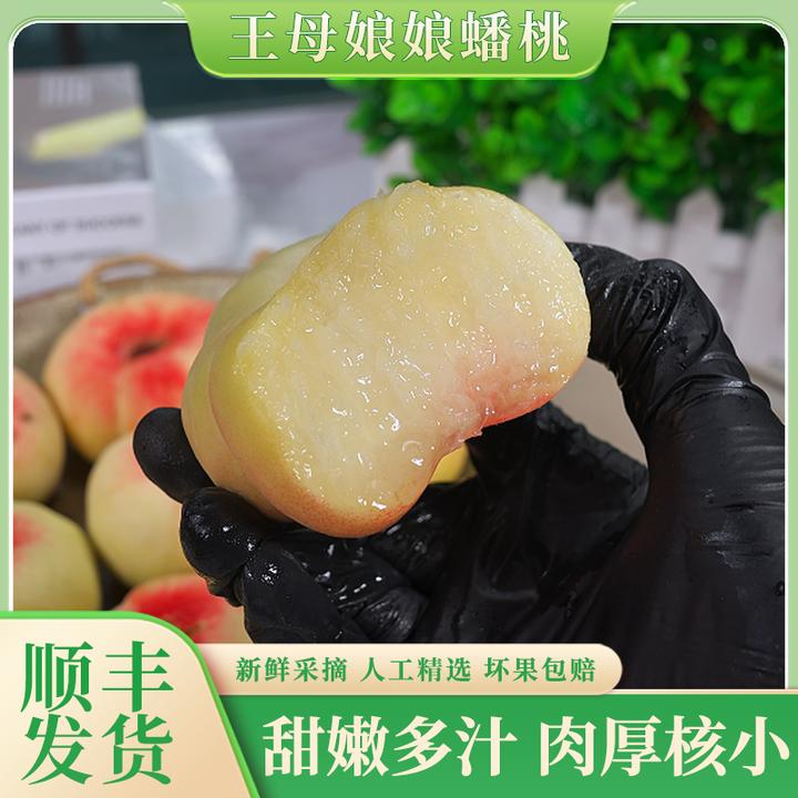 【顺丰】蒙阴王母娘娘蟠桃新鲜现摘毛蟠桃扁蟠桃甜嫩多汁精选3斤起