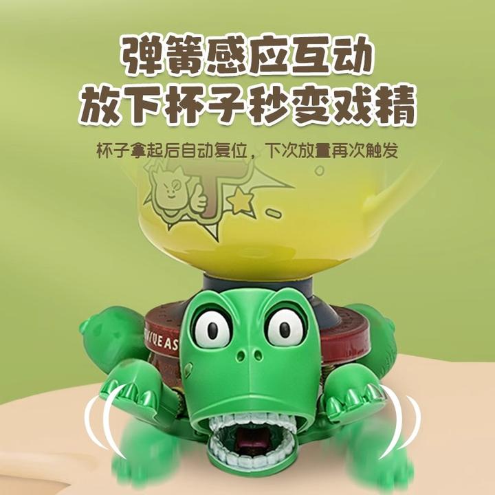 网红爆款搞笑乌龟杯垫按压王八杯垫谁压我乌龟原3D打印瞪眼摸鱼