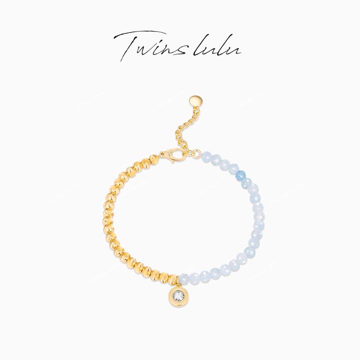TWINS LULU 618夏上新 小众时尚氛围感设计师款双色手链TSS6950