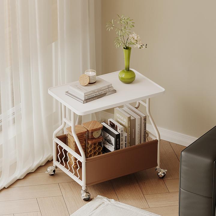 移动沙发边几轻奢高级感多功能茶几小桌子边桌客厅奶油风创意推车