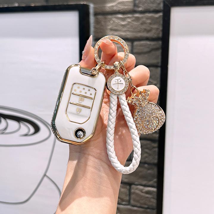 适用本田crv钥匙套雅阁皓影思域车xrv飞度奥德赛女英诗派壳艾力绅