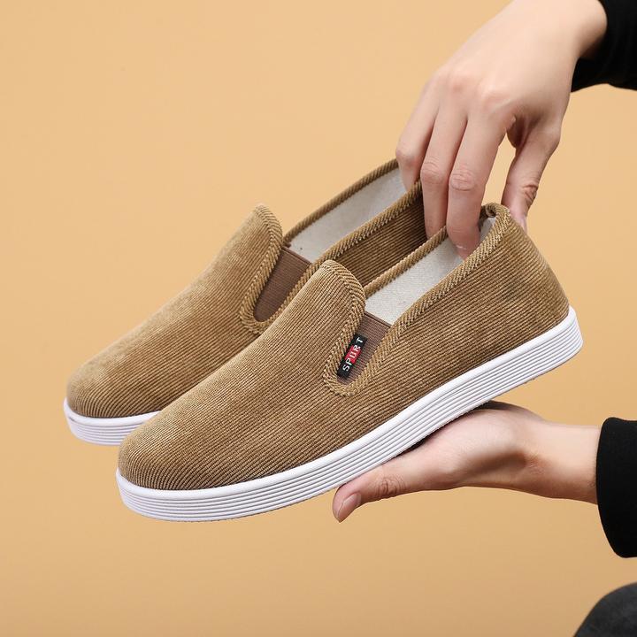 老北京布鞋软底鞋2025春夏新款男士透气舒适时尚百搭软底软面布鞋