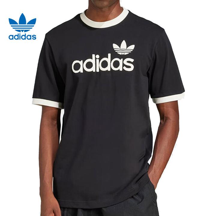 【劲浪体育】adidas阿迪达斯三叶草男子运动休闲潮流短袖T恤JC8372