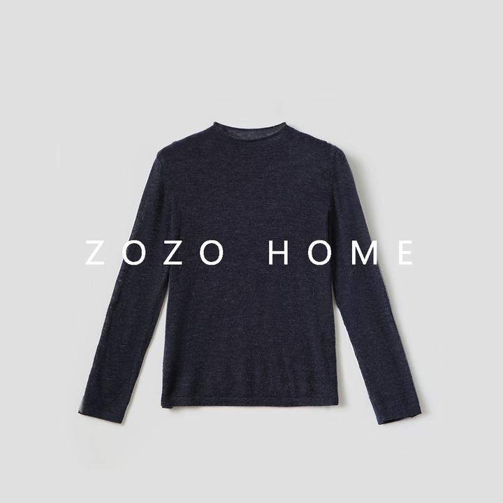 ZOZO HOME ｜“理性”裸感羊·驼显瘦打底针织衫q171763p圆领针织